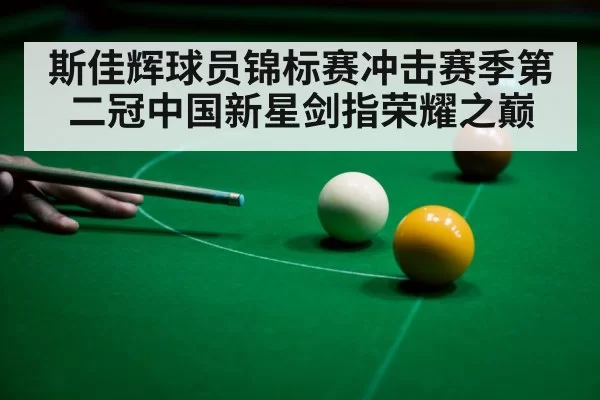 斯佳辉球员锦标赛冲击赛季第二冠中国新星剑指荣耀之巅